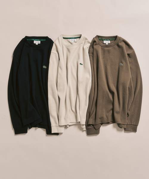 セール】【LACOSTE / ラコステ】 別注 ワッフルL/S カットソー（T