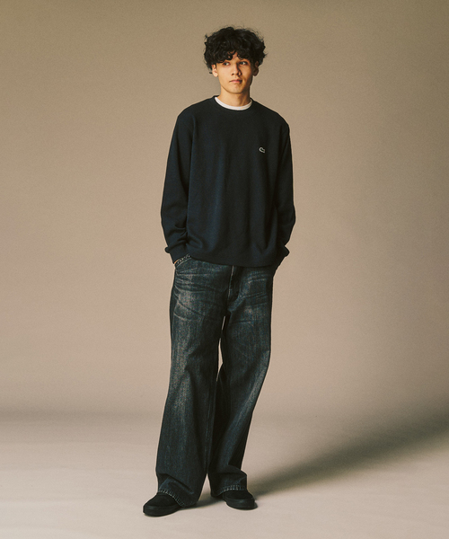 LACOSTE(ラコステ)の「【LACOSTE / ラコステ】 別注 ワッフルL/S カットソー(Tシャツ/カットソー・メンズ・カーキ/チャコールグレー/ブラック・4/5/6/3)」の7枚目の写真