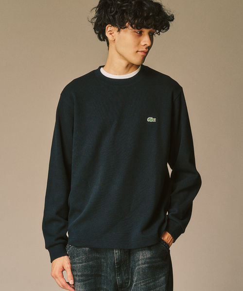 LACOSTE(ラコステ)の「【LACOSTE / ラコステ】 別注 ワッフルL/S カットソー(Tシャツ/カットソー・メンズ・カーキ/チャコールグレー/ブラック・4/5/6/3)」の13枚目の写真
