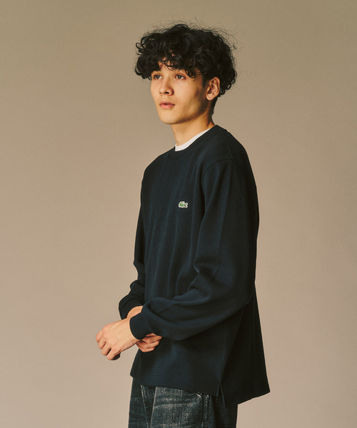 LACOSTE(ラコステ)の「【LACOSTE / ラコステ】 別注 ワッフルL/S カットソー(Tシャツ/カットソー・メンズ・カーキ/チャコールグレー/ブラック・4/5/6/3)」の14枚目の写真