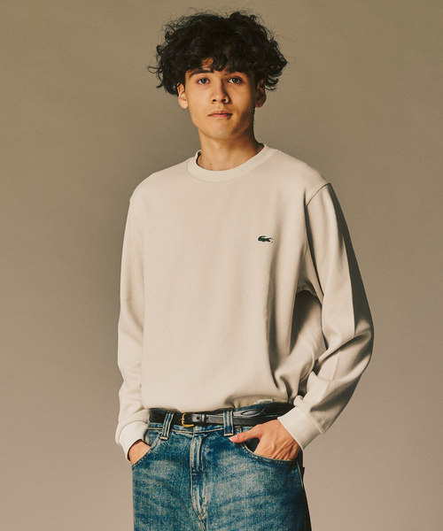 LACOSTE(ラコステ)の「【LACOSTE / ラコステ】 別注 ワッフルL/S カットソー(Tシャツ/カットソー・メンズ・カーキ/チャコールグレー/ブラック・4/5/6/3)」の20枚目の写真