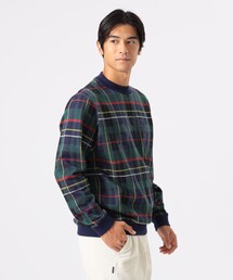 【人気！着用１回】ビームスゴルフ 襟付き長袖プルオーバー スウェット 白/黄 L 襟付きプルオーバー 8213024444｜Alpen Online