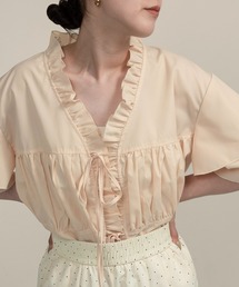 バナナ　lawgy シャツブラウスセット lawgy ブラウス シャツ original logo front design shirt