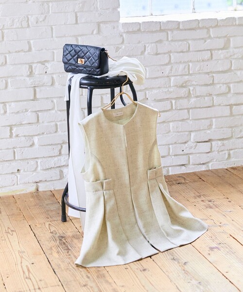 Feroux（フェルゥ）の「ペプラム タックジレ（ベスト）」 - WEAR