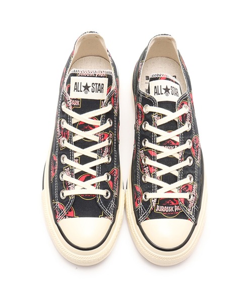 CONVERSE(コンバース)の「CONVERSE ALL STAR AGED LG OX / JURASSIC PARK / コンバース オールスター エイジド LG オックス / ジュラシックパーク(スニーカー・メンズ・ブラック・30.0cm/29.0cm/28.0cm/27.5cm/27.0cm/26.5cm/26.0cm/25.5cm)」の2枚目の写真