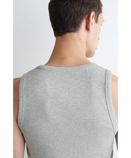 スクープネック リブニットタンクトップ（タンクトップ）｜COS（コス