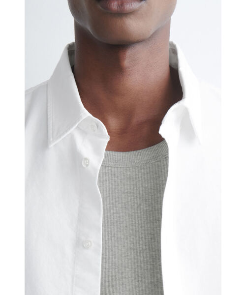 スクープネック リブニットタンクトップ（タンクトップ）｜COS（コス