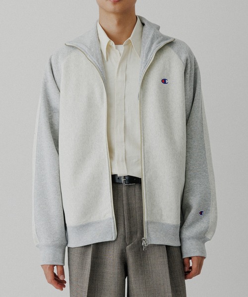Champion（チャンピオン）の「《別注》【Champion/チャンピオン】REVERSE WEAVE TRACK JACKET（カーディガン/ボレロ・メンズ・ブルー系その他4/ワイン/ブラック系その他/グレー・S/M/L/XL）」の5枚目の写真
