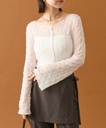 mystic | シアーアシメTOPS(Tシャツ/カットソー)