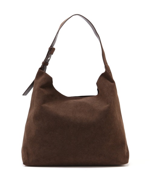 NATURAL BEAUTY BASIC（ナチュラルビューティーベーシック）の「◇トライアングルワンショルダーバッグ（ショルダーバッグ・レディース・グレー/ダークブラウン/ブルー・ﾌﾘ-）」の5枚目の写真