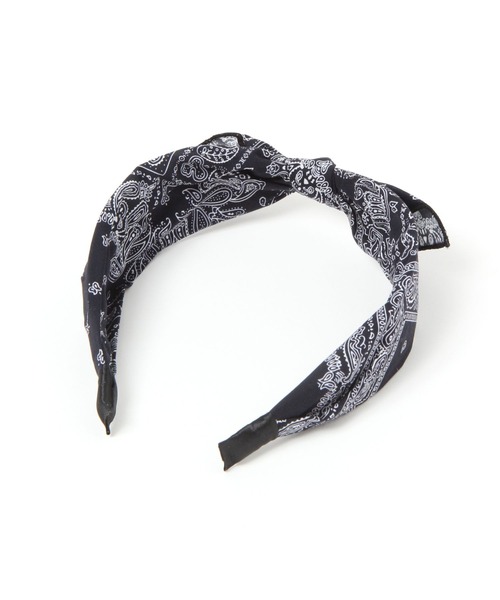 niko and...（ニコアンド）の「バンダナカチューシャ（カチューシャ・レディース・ホワイト/レッド/ネイビー・0）」の4枚目の写真