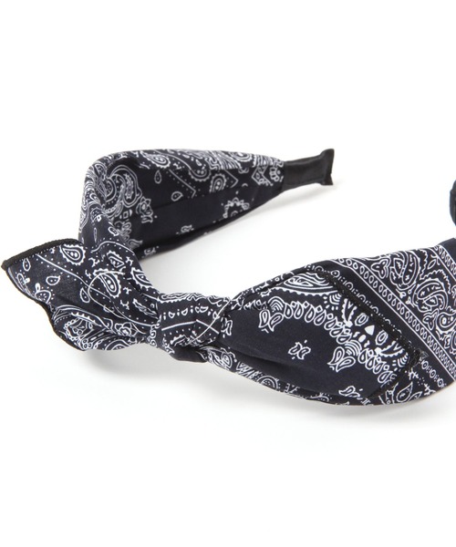 niko and...（ニコアンド）の「バンダナカチューシャ（カチューシャ・レディース・ホワイト/レッド/ネイビー・0）」の5枚目の写真