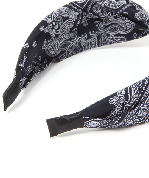 niko and...（ニコアンド）の「バンダナカチューシャ（カチューシャ・レディース・ホワイト/レッド/ネイビー・0）」の6枚目の写真