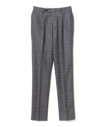 【別注】GERMANO / グレンチェック+ペーン 1プリーツ スラックス