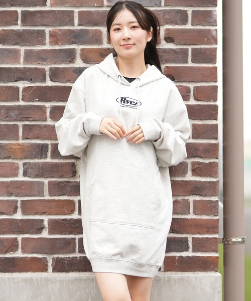 RVCA(ルーカ)の「RVCA/ルーカ パーカーワンピース BF044-352(ワンピース・レディース・ホワイト/ブラック/グレー・M)」の3枚目の写真