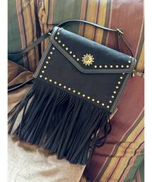 EVRIS | フェイクスェードスタッズデザインショルダーBAG(ショルダーバッグ)