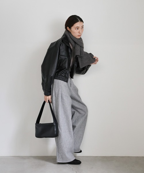 リブニットマフラー（マフラー）｜select MOCA（セレクトモカ）の