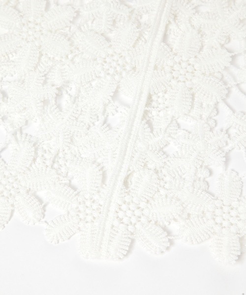 studio CLIP(スタディオクリップ)の「レースマルチWAY付け襟(付け襟・レディース・ホワイト/オフホワイト・FREE)」の12枚目の写真