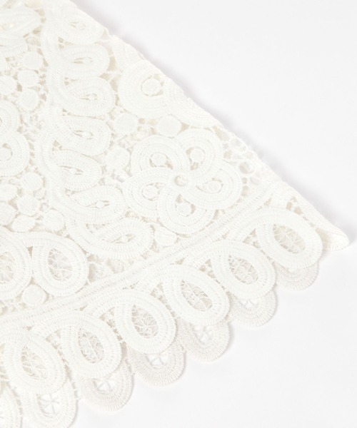 studio CLIP(スタディオクリップ)の「レースマルチWAY付け襟(付け襟・レディース・ホワイト/オフホワイト・FREE)」の14枚目の写真