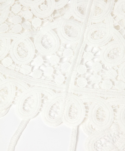 studio CLIP(スタディオクリップ)の「レースマルチWAY付け襟(付け襟・レディース・ホワイト/オフホワイト・FREE)」の15枚目の写真