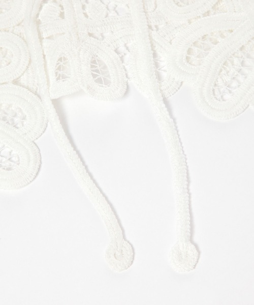 studio CLIP(スタディオクリップ)の「レースマルチWAY付け襟(付け襟・レディース・ホワイト/オフホワイト・FREE)」の16枚目の写真