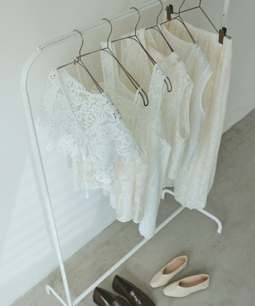 studio CLIP(スタディオクリップ)の「レースマルチWAY付け襟(付け襟・レディース・ホワイト/オフホワイト・FREE)」の3枚目の写真