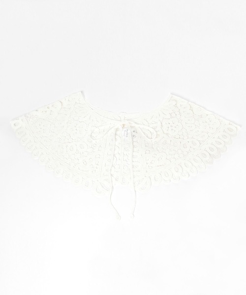 studio CLIP(スタディオクリップ)の「レースマルチWAY付け襟(付け襟・レディース・ホワイト/オフホワイト・FREE)」の5枚目の写真