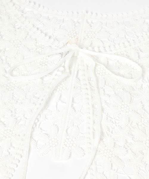 studio CLIP(スタディオクリップ)の「レースマルチWAY付け襟(付け襟・レディース・ホワイト/オフホワイト・FREE)」の10枚目の写真
