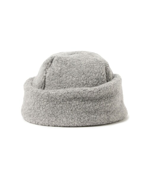 BEAMS BOY(ビームスボーイ)の「【別注】cableami / リサイクル ワッチキャップ(ニットキャップ/ビーニー・レディース・ライトグレー/ネイビー・ONE SIZE)」の3枚目の写真