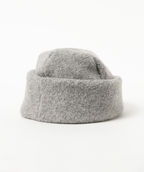 BEAMS BOY(ビームスボーイ)の「【別注】cableami / リサイクル ワッチキャップ(ニットキャップ/ビーニー・レディース・ライトグレー/ネイビー・ONE SIZE)」の5枚目の写真