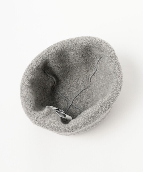 BEAMS BOY(ビームスボーイ)の「【別注】cableami / リサイクル ワッチキャップ(ニットキャップ/ビーニー・レディース・ライトグレー/ネイビー・ONE SIZE)」の7枚目の写真