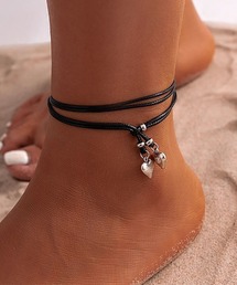 B.I.D.（ビーアイディー）の「《Bz》ペアハートアンクレット(SK)（アンクレット）」