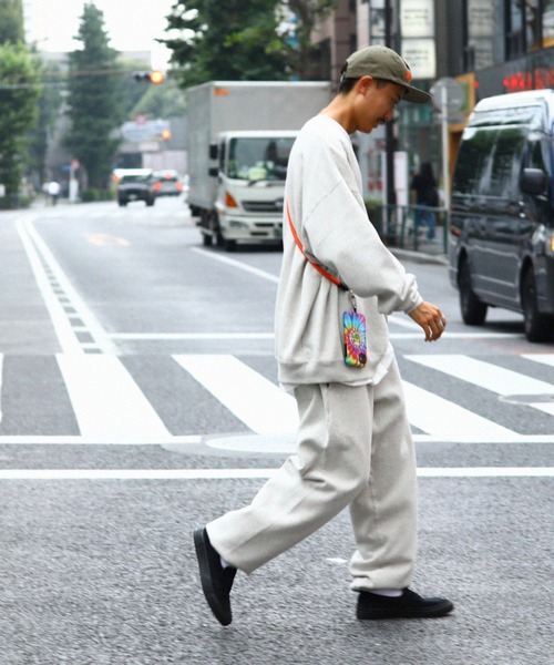 FREAK'S STORE（フリークスストア）の「限定展開 12oz ヘビーウェイト ビッグシルエット クルーネックスウェット（スウェット・メンズ・ブラック/ネイビー/ブラウン/アッシュグレー/グレイッシュベージュ/スミクロ/グリーン/杢グレー/バーガンディー・SMALL/MEDIUM/LARGE/X-LARGE）」の22枚目の写真