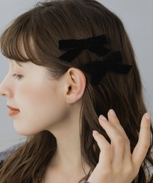 2点セット リボン」に該当するバレッタ/ヘアクリップ