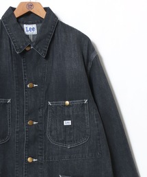 Lee（リー）の「Lee/リー LOCO JACKET/オーバーサイズ デニム ダック ツイル ヒッコリー カバーオールジャケット/レディース メンズ（デニムジャケット）」