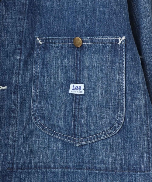 LEE カバーオール Lee/リー LOCO JACKET/オーバーサイズ デニム ダック ツイル