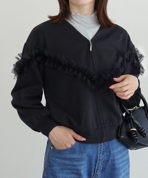 ATELIER-PIERROT黒ボレロカーディガン Pierrot｜ピエロのカーディガン/ボレロ（ブラック/黒色系）通販