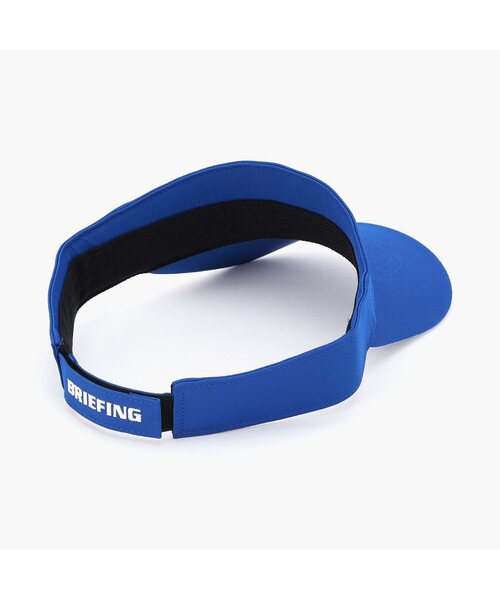 BRIEFING（ブリーフィング）の「【BRIEFING GOLF／ブリーフィングゴルフ】 LA MS TRIANGLE LOGO VISOR（サンバイザー・メンズ・ホワイト/ブラック/ブルー/グレー・FREE）」の6枚目の写真