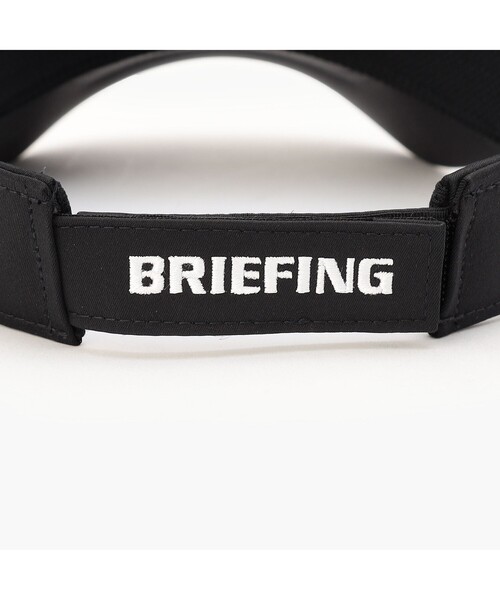 BRIEFING（ブリーフィング）の「【BRIEFING GOLF／ブリーフィングゴルフ】 LA MS TRIANGLE LOGO VISOR（サンバイザー・メンズ・ホワイト/ブラック/ブルー/グレー・FREE）」の17枚目の写真