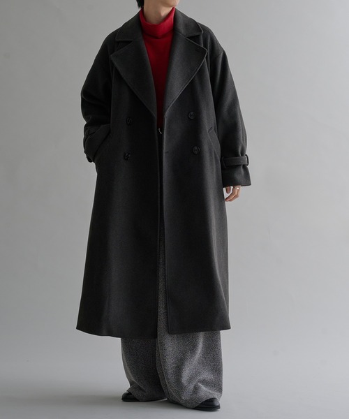 epnok（エプノック）の「2WAYダブルチェスターコート（チェスターコート・メンズ・チャコールグレー/ブラック・LARGE/SMALL/MEDIUM）」の22枚目の写真