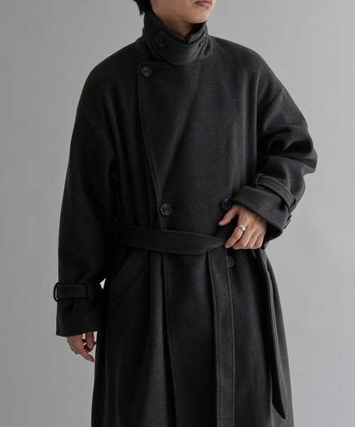 epnok（エプノック）の「2WAYダブルチェスターコート（チェスターコート・メンズ・チャコールグレー/ブラック・LARGE/SMALL/MEDIUM）」の20枚目の写真