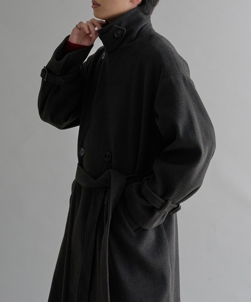 epnok（エプノック）の「2WAYダブルチェスターコート（チェスターコート・メンズ・チャコールグレー/ブラック・LARGE/SMALL/MEDIUM）」の21枚目の写真