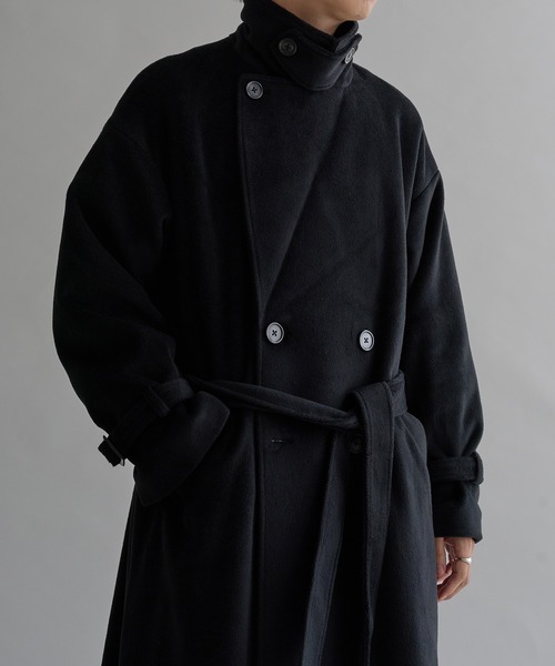 epnok（エプノック）の「2WAYダブルチェスターコート（チェスターコート・メンズ・チャコールグレー/ブラック・LARGE/SMALL/MEDIUM）」の7枚目の写真