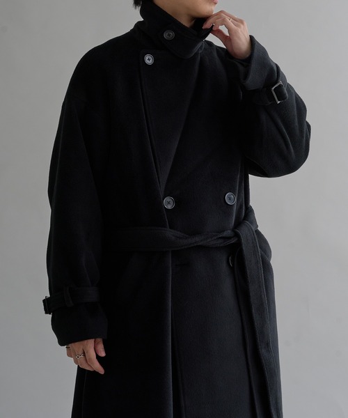 epnok（エプノック）の「2WAYダブルチェスターコート（チェスターコート・メンズ・チャコールグレー/ブラック・LARGE/SMALL/MEDIUM）」の5枚目の写真