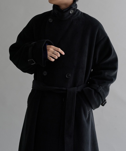 epnok（エプノック）の「2WAYダブルチェスターコート（チェスターコート・メンズ・チャコールグレー/ブラック・LARGE/SMALL/MEDIUM）」の6枚目の写真