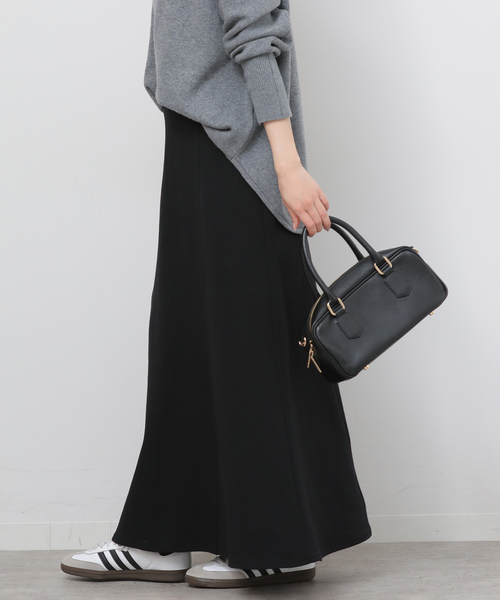 JOURNAL STANDARD relume（ジャーナルスタンダード　レリューム）の「《追加 / 新色》CTダンボールフレアスカート（スカート・レディース・ブラウン/ブラック/グレー・FREE）」の10枚目の写真