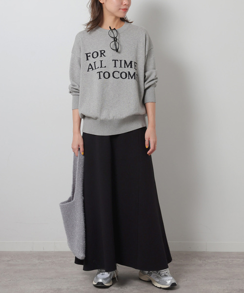 JOURNAL STANDARD relume（ジャーナルスタンダード　レリューム）の「《追加 / 新色》CTダンボールフレアスカート（スカート・レディース・ブラウン/ブラック/グレー・FREE）」の14枚目の写真