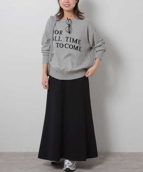 JOURNAL STANDARD relume（ジャーナルスタンダード　レリューム）の「《追加 / 新色》CTダンボールフレアスカート（スカート・レディース・ブラウン/ブラック/グレー・FREE）」の15枚目の写真