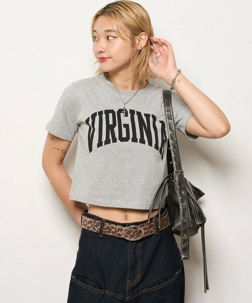 WHO'S WHO gallery（フーズフーギャラリー）の「KOOKYN CITYロゴTEE（Tシャツ/カットソー・レディース・ネイビー/ホワイト/グレー・X-SMALL）」の11枚目の写真