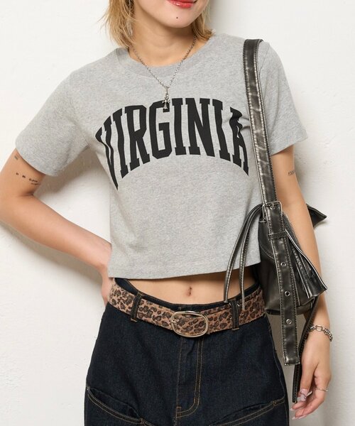WHO'S WHO gallery（フーズフーギャラリー）の「KOOKYN CITYロゴTEE（Tシャツ/カットソー・レディース・ネイビー/ホワイト/グレー・X-SMALL）」の16枚目の写真